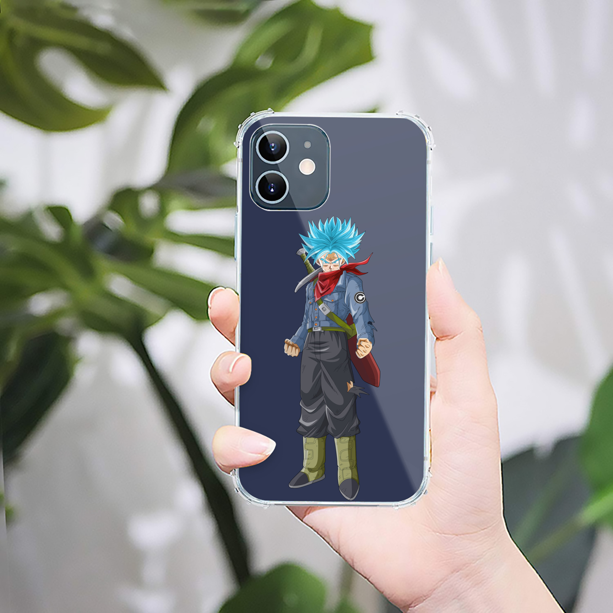 （画像用） ドラゴンボール トランクス（Torankusu）DRAGON BALL Trunks 【iPhone 12シリーズ対応】透明スマホケース（クリアソフトケース）